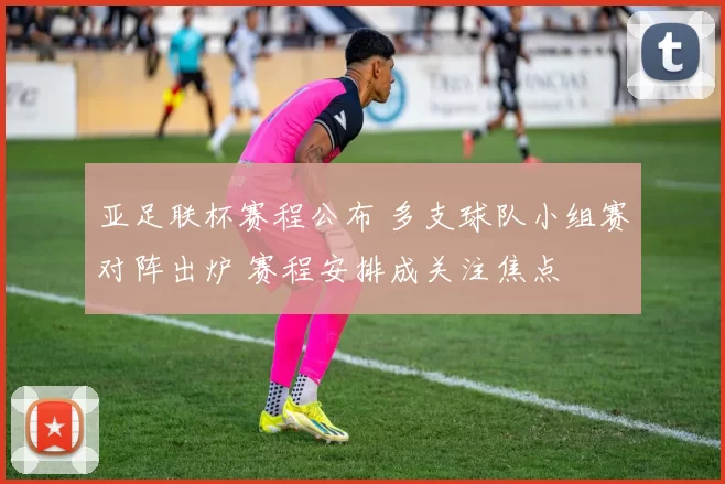 亚足联杯赛程公布 多支球队小组赛对阵出炉 赛程安排成关注焦点
